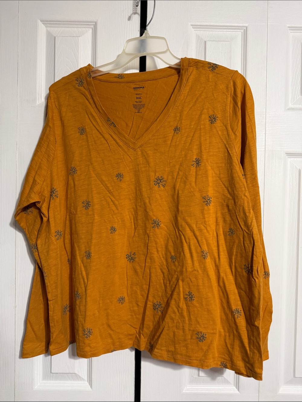 Sonoma adaptive shoulder cotton knit shirt size XXL